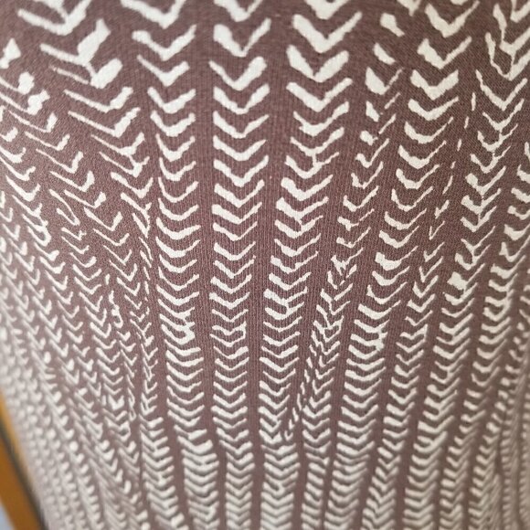 Fresh Produce Brown Tank Maxi Dress Stretch Knit Size XS Made in USA - Picture 8 of 9